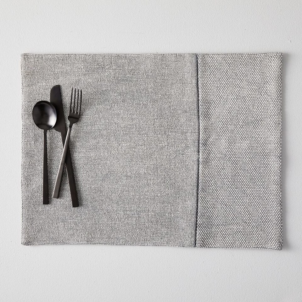 Cotton Canvas Placemats (Set of 2) West Elm UK